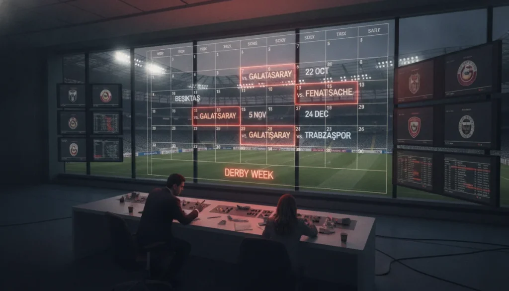Süper Lig’de Dev Randevuların Takvimi Netleşti: 10 Haftalık Kritik Program